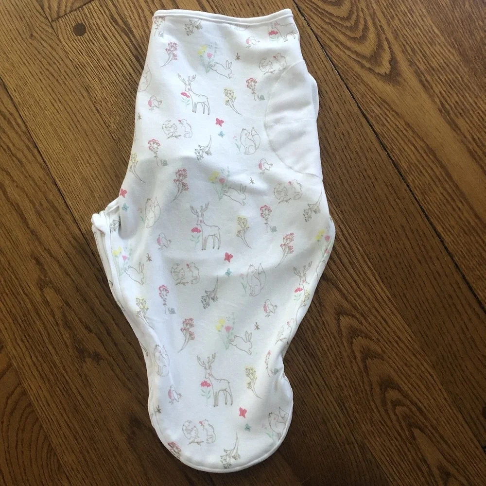 ADEN + ANAIS Baby 0 - 3 m Easy Swaddle Blanket Knit Wrap Woodland Forest Fantasy
